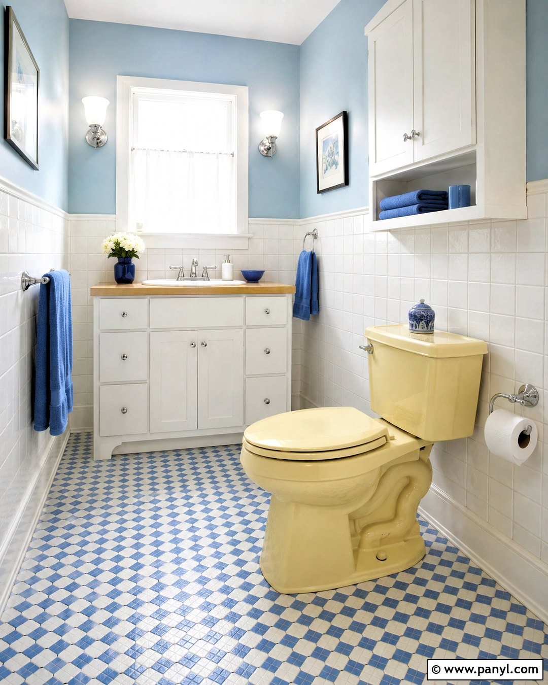 Butter Yellow Toilet Bathroom - 35 Toilet Color Ideas