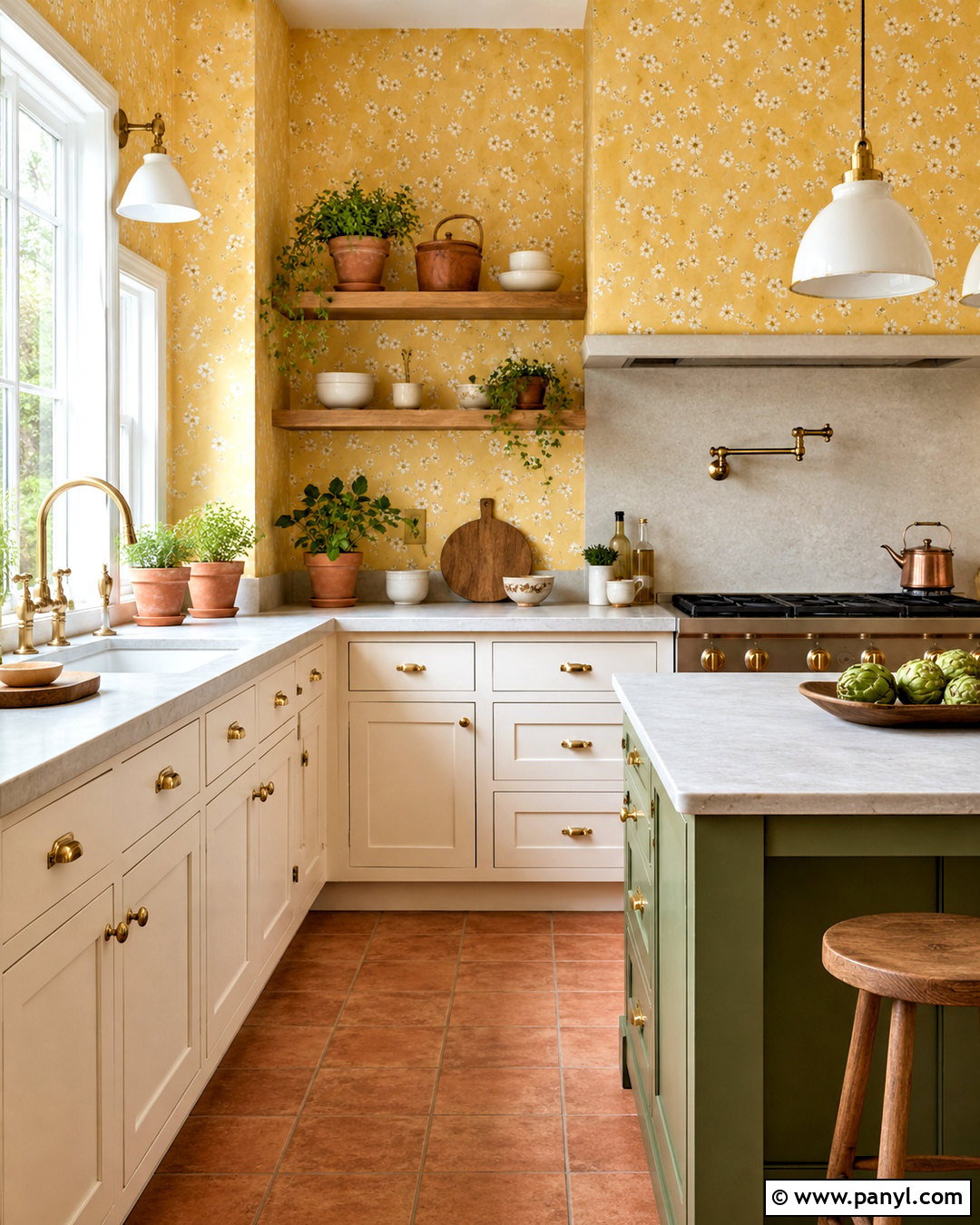 Butter Yellow Wallpaper - 40 Wallpaper Colour Ideas