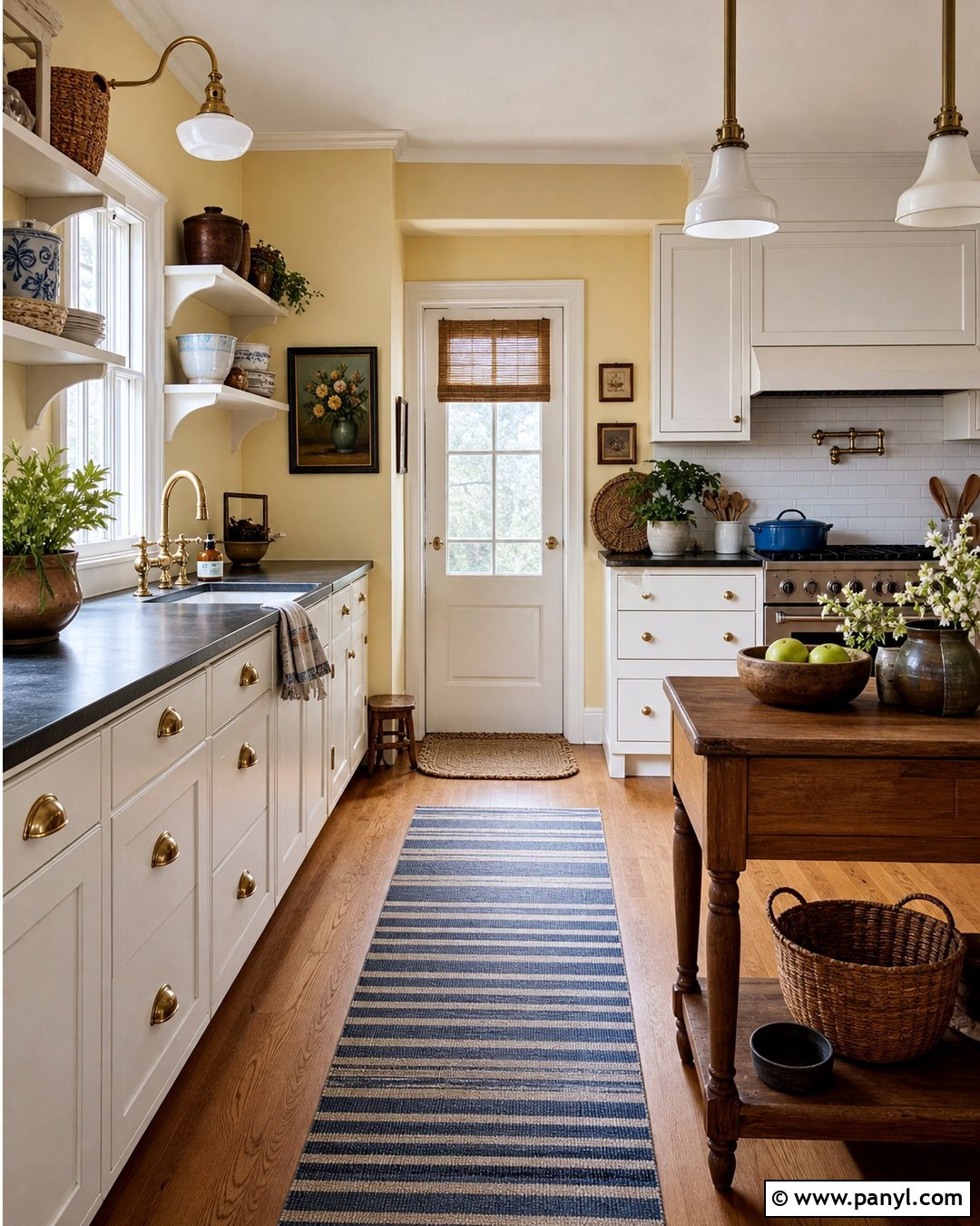 Butter Yellow Walls - 35 light wall colors