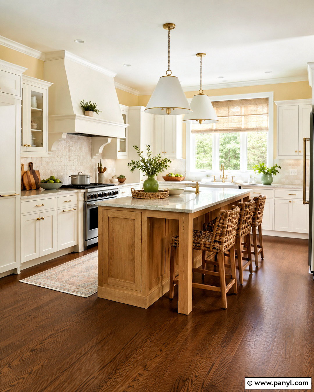 Butter Yellow Walls With Dark Wood Floors - 35 wall colors for dark wood floors