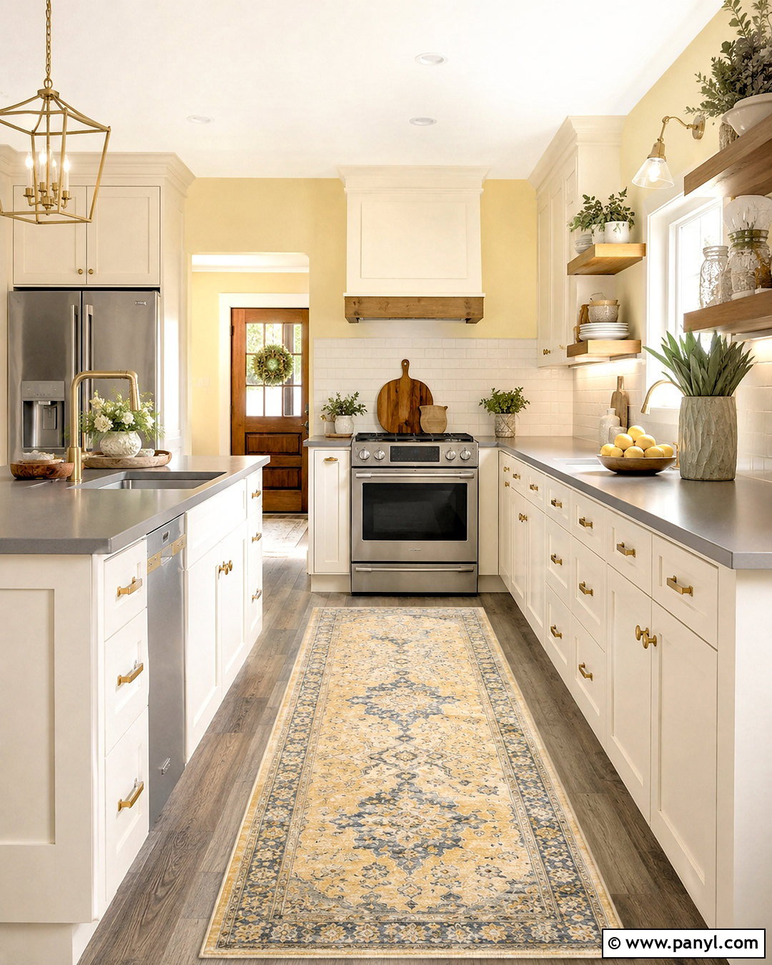 Butter Yellow Walls With Gray Flooring - 40 Wall Colors To Match Gray Flooring Ideas