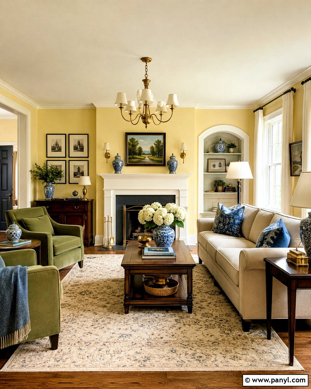 Butter Yellow Walls With Medium Wood Floors - 20 Wall Colors That Go With Wood Floors