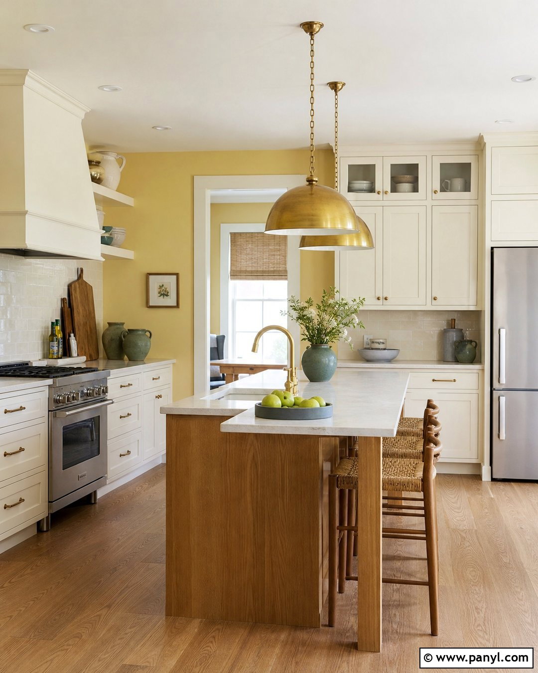 Butter Yellow Walls - 30 modern wall colors