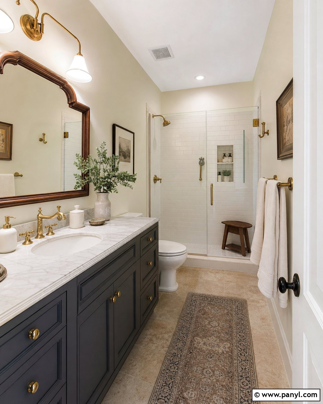 Buttercream Bathroom Walls - 35 grey vanity bathroom wall colors