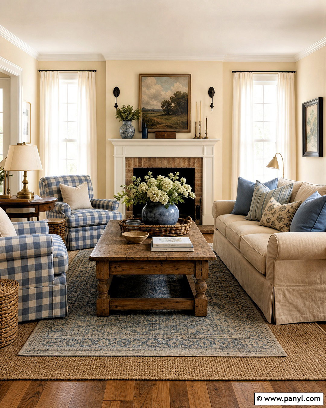 Buttery Cream Farmhouse Living Room Paint - 20 farmhouse living room paint colors