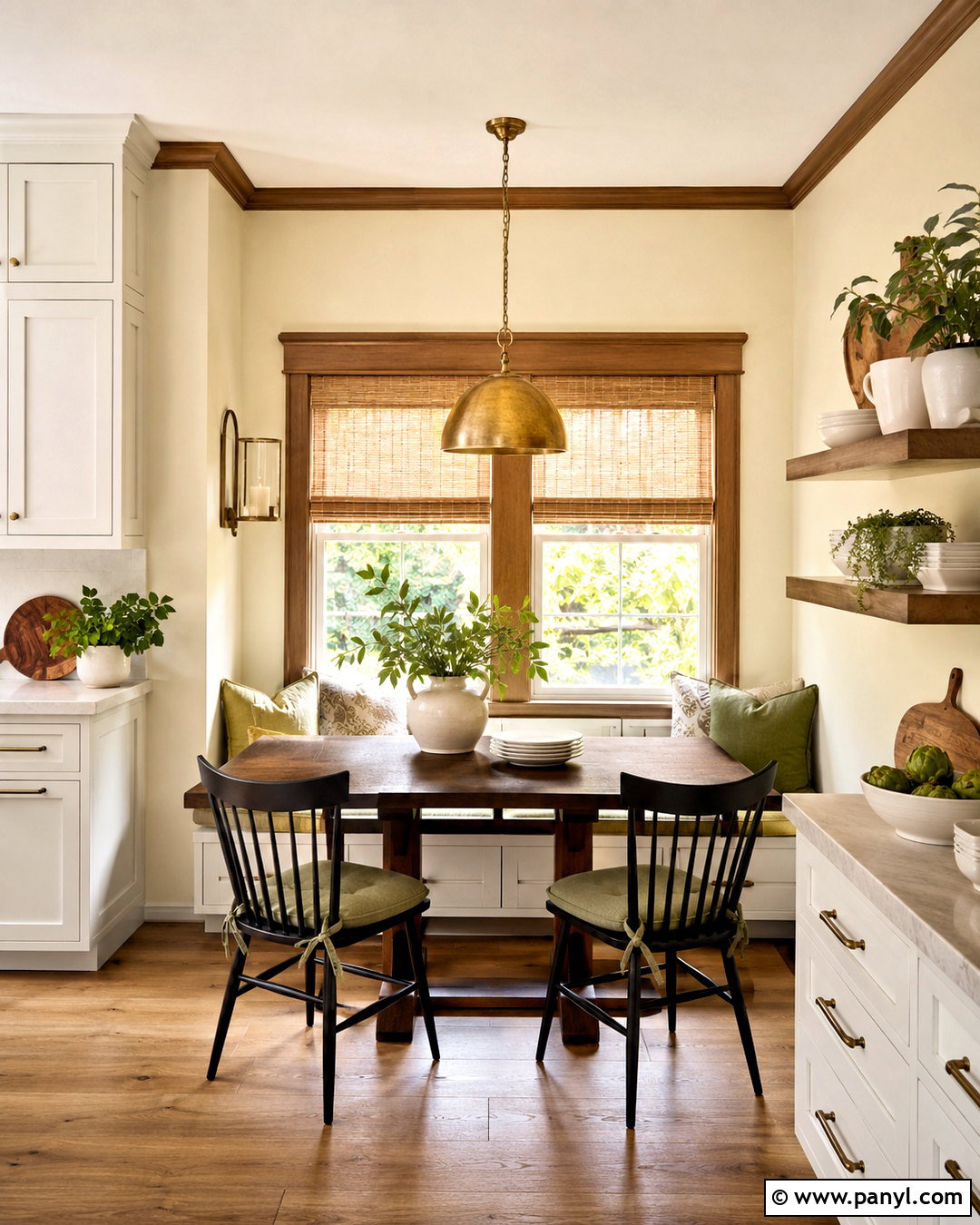 Buttery Cream Walls With Oak Trim - 20 Wall Colors For Oak Trim Ideas