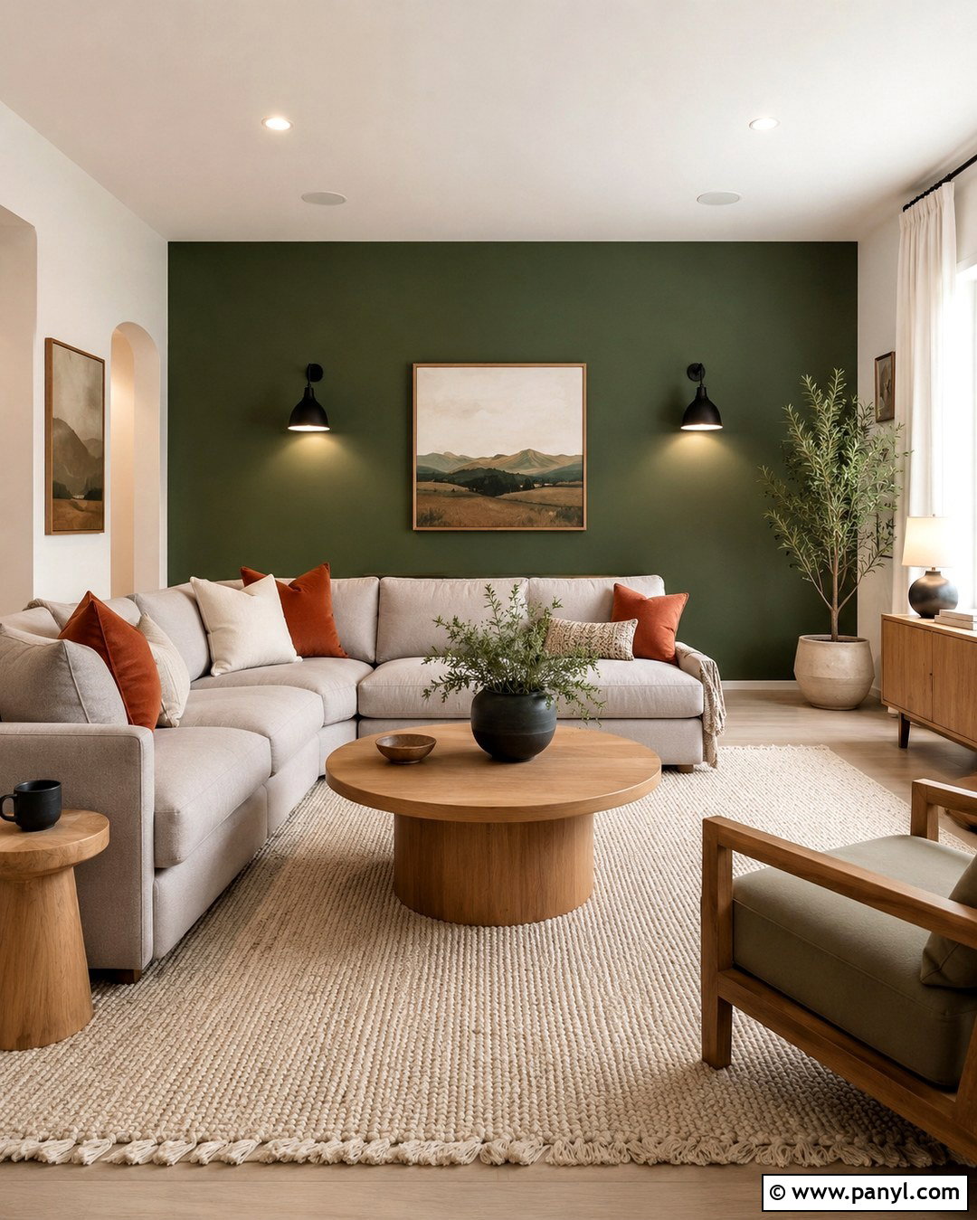 Cactus Green Accent Wall - 20 Cactus Green Wall Ideas