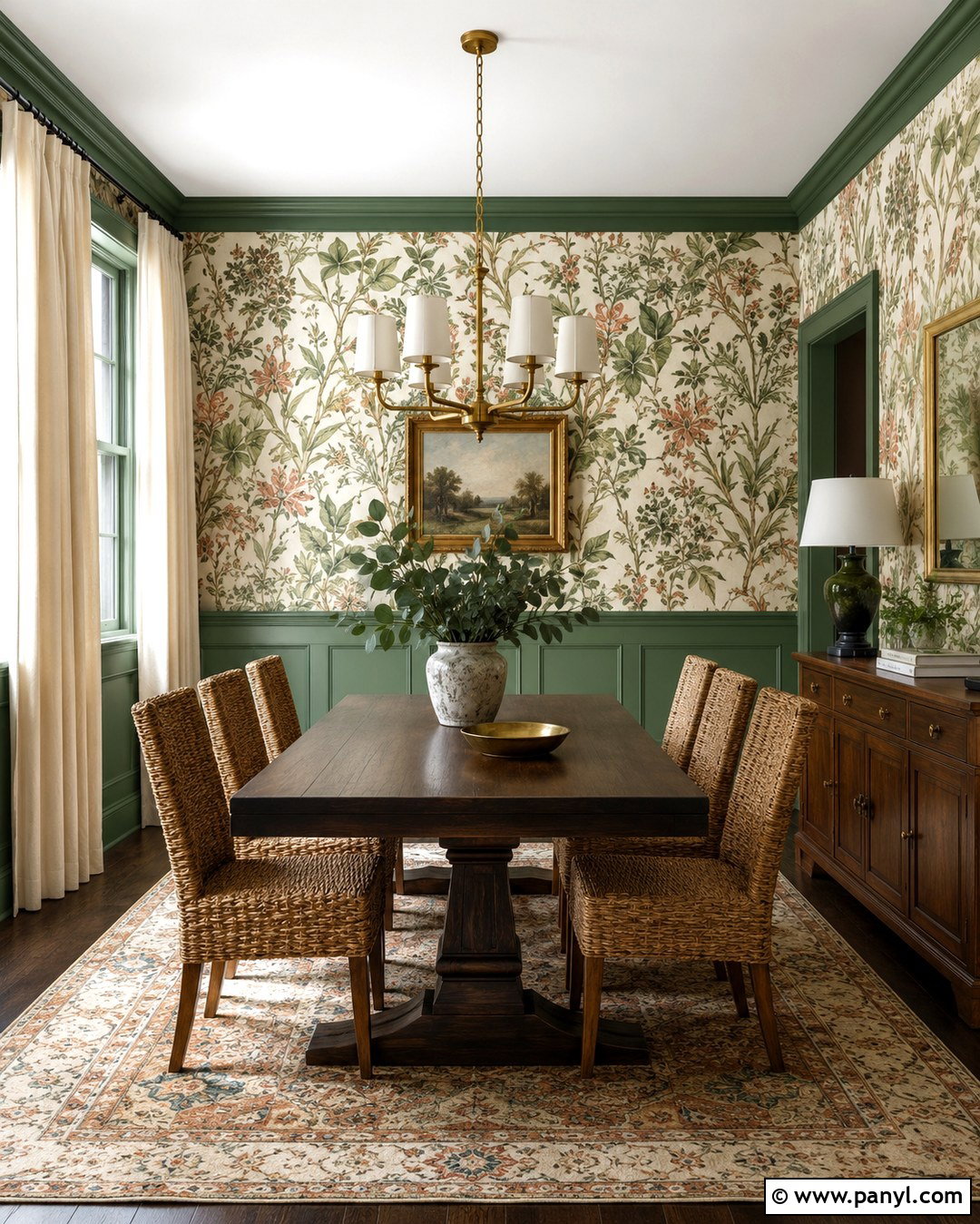 Cactus Green Wallpaper Combination - 20 Cactus Green Wall Ideas