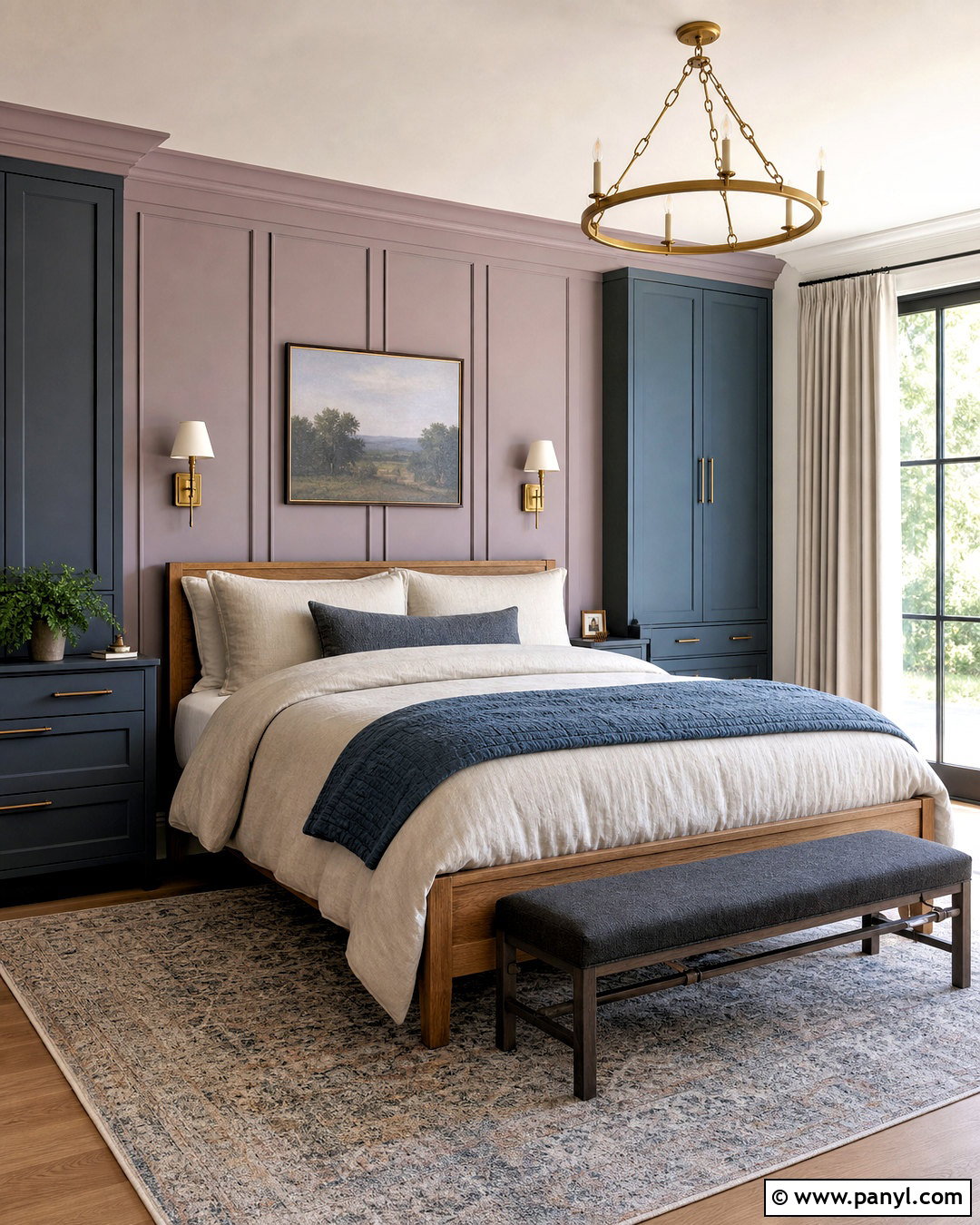 Calamine Bedroom With De Nimes - 20 farrow and ball calamine ideas
