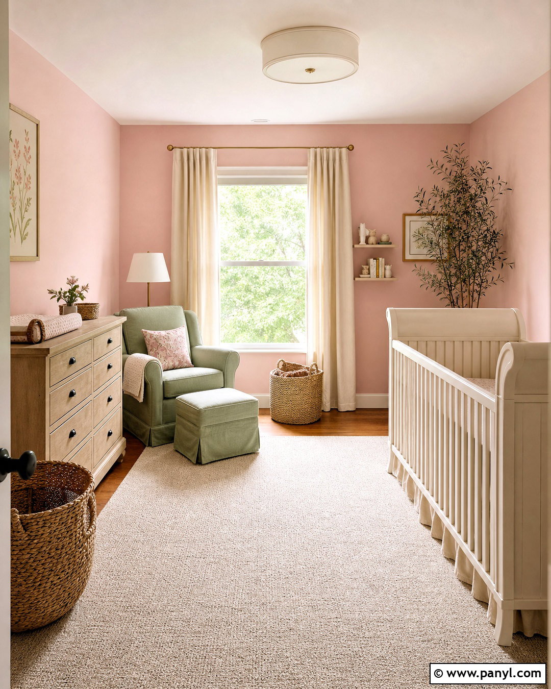 Calamine Nursery With Soft Green - 20 farrow and ball calamine ideas