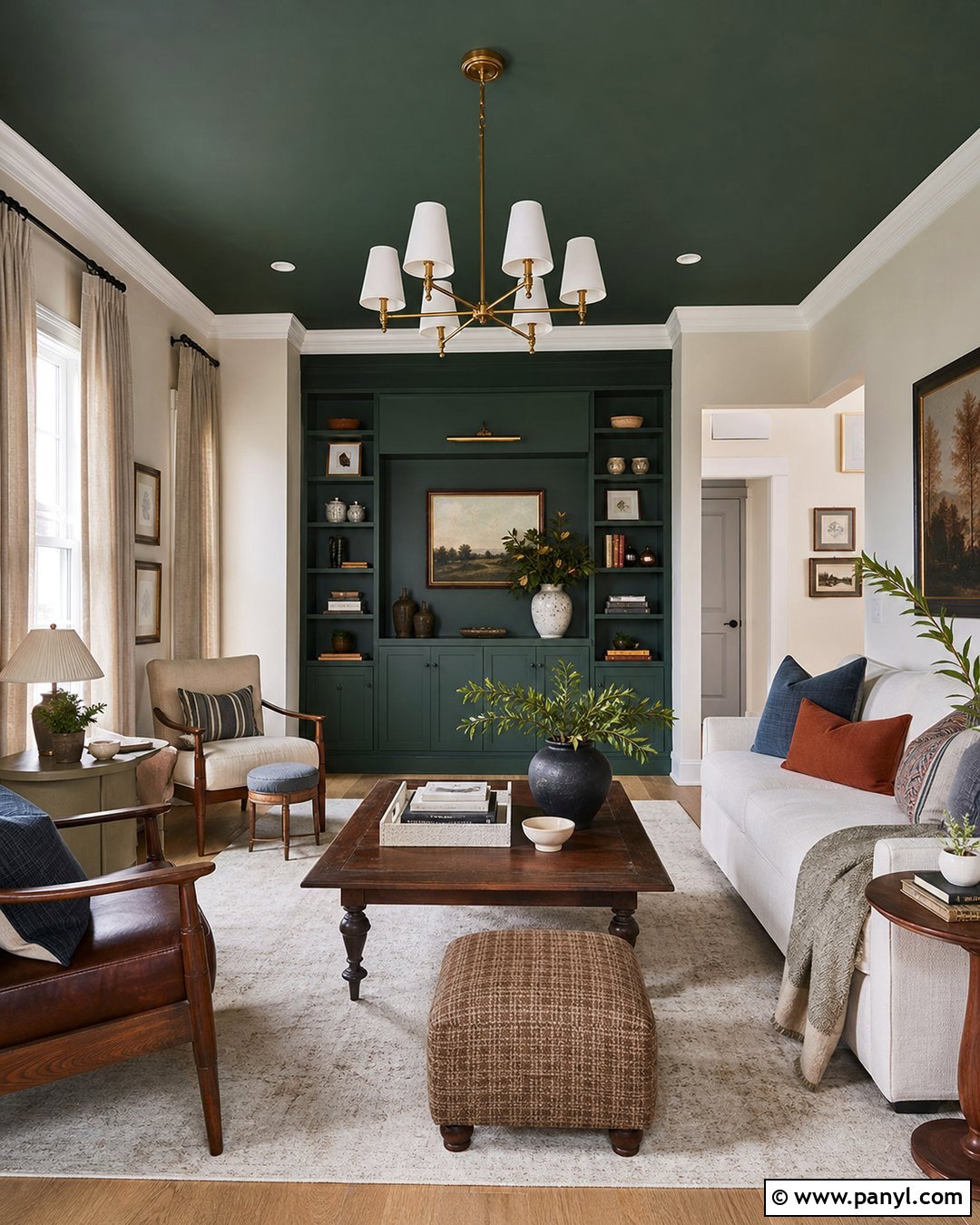 Caldwell Green Ceiling With White Walls - 35 caldwell green benjamin moore ideas
