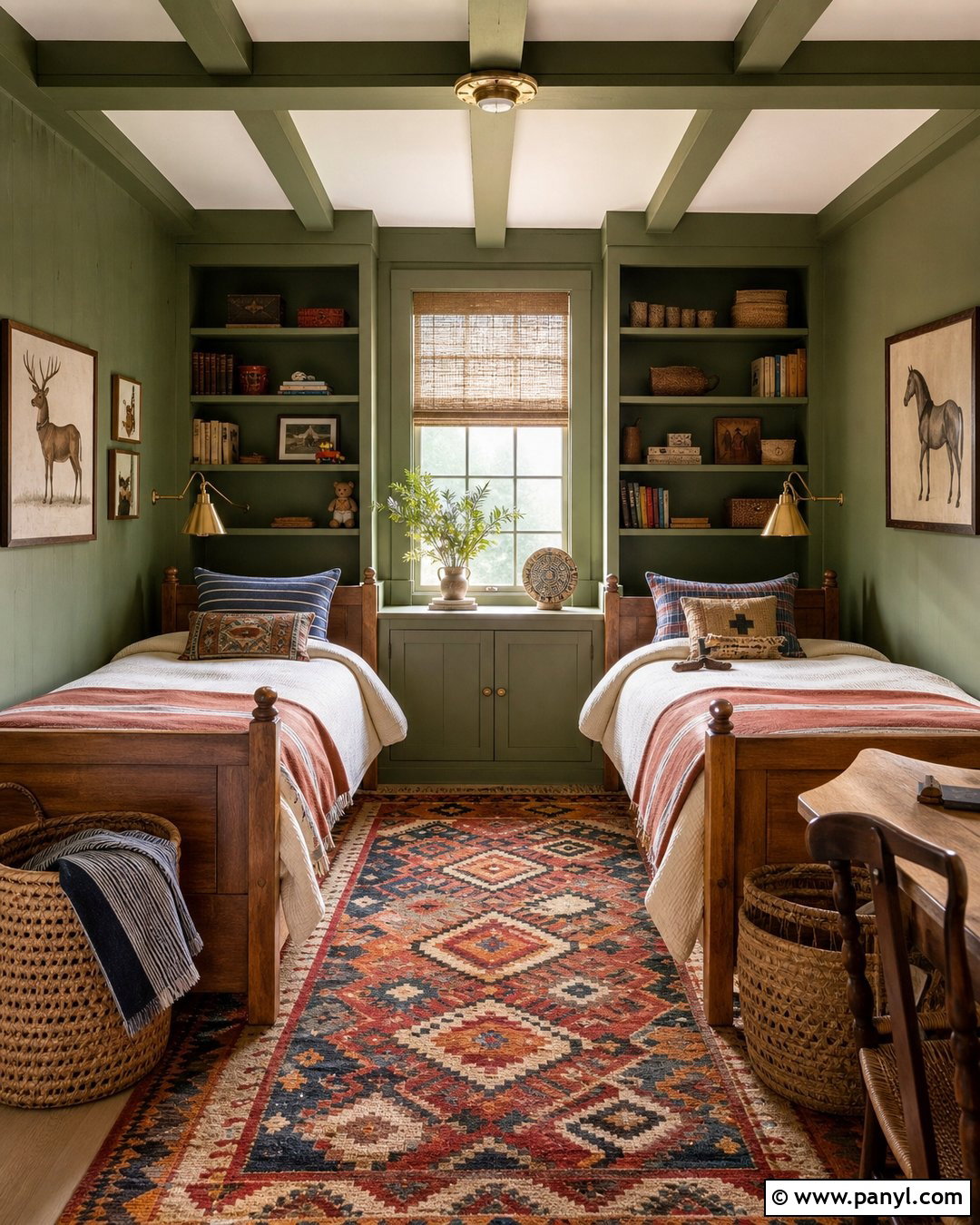 Caldwell Green Kids Room With Twin Beds - 35 caldwell green benjamin moore ideas