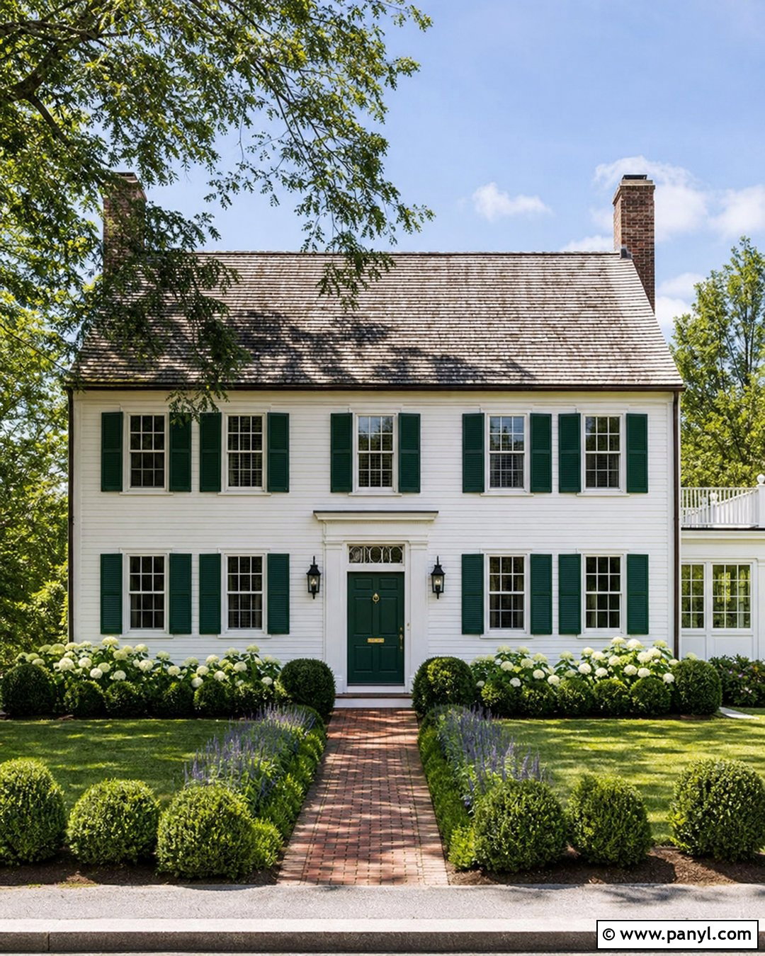 Caldwell Green Shutters With White Siding - 35 caldwell green benjamin moore ideas