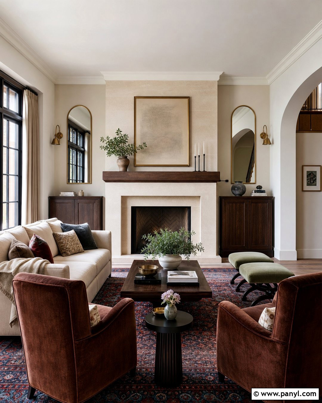 Camel Fireplace Accent Wall - 35 Fireplace Accent Wall Color Ideas