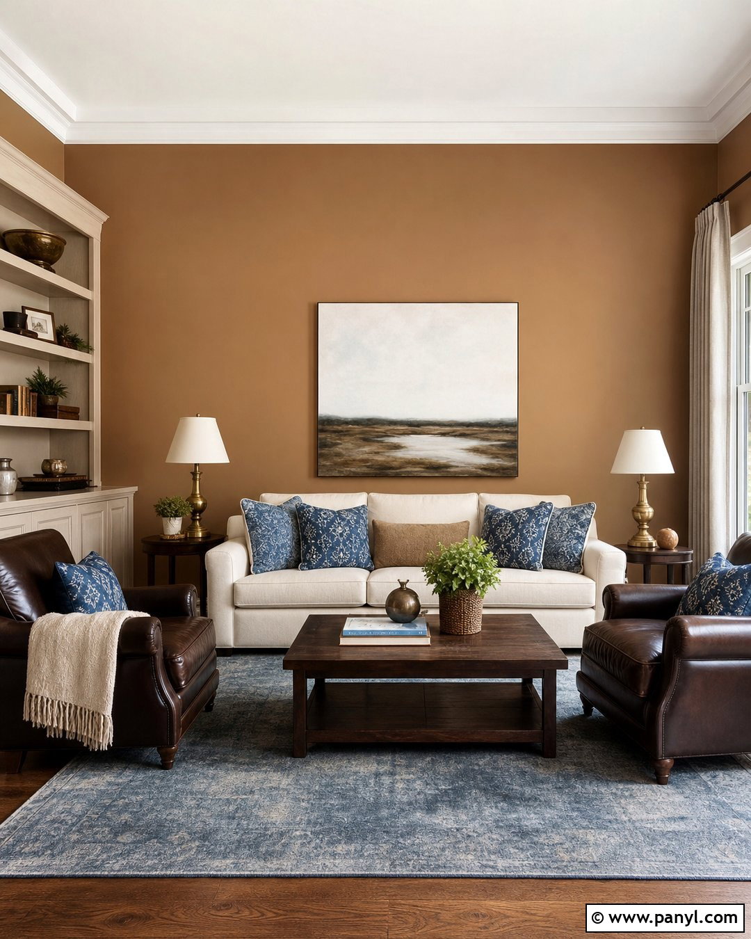 Camel Living Room Walls - 35 Best Wall Colors For Living Room Ideas