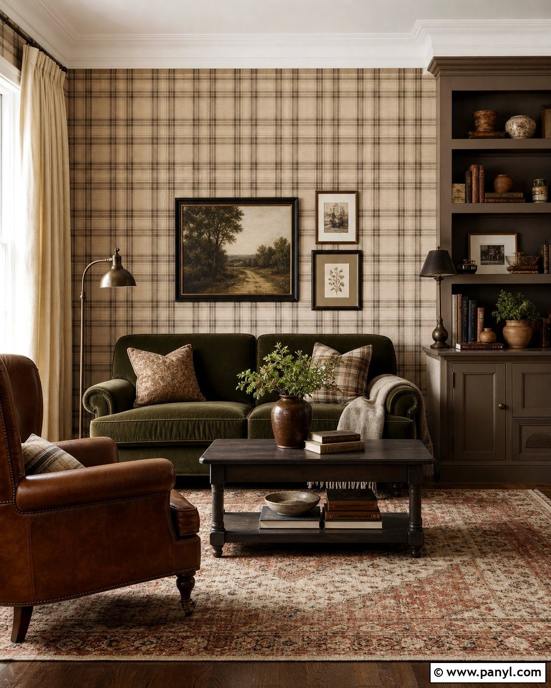 Camel Plaid Wallpaper - 40 Wallpaper Colour Ideas