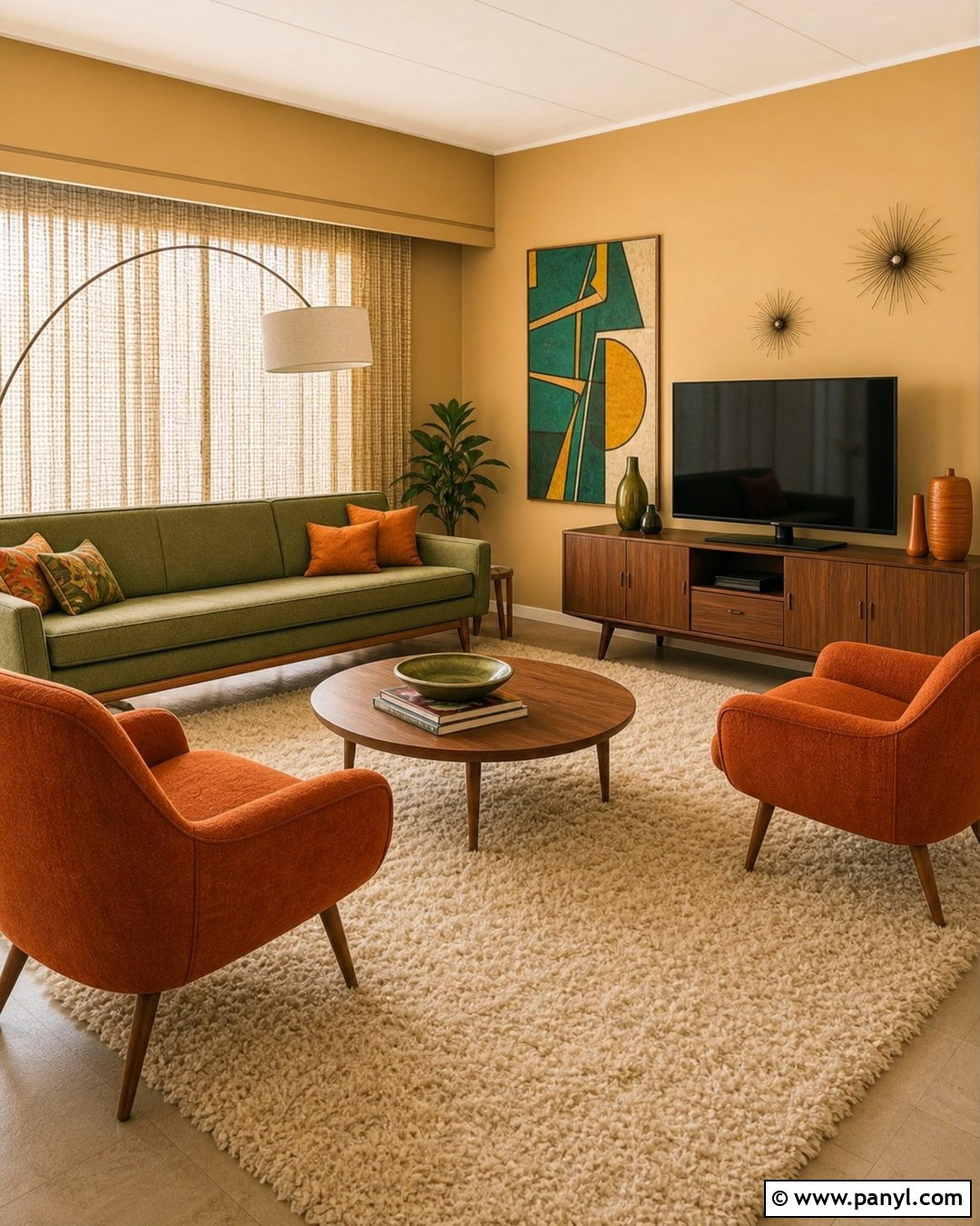 Camel Tan 60s Wall Color - 20 60S Wall Color ideas
