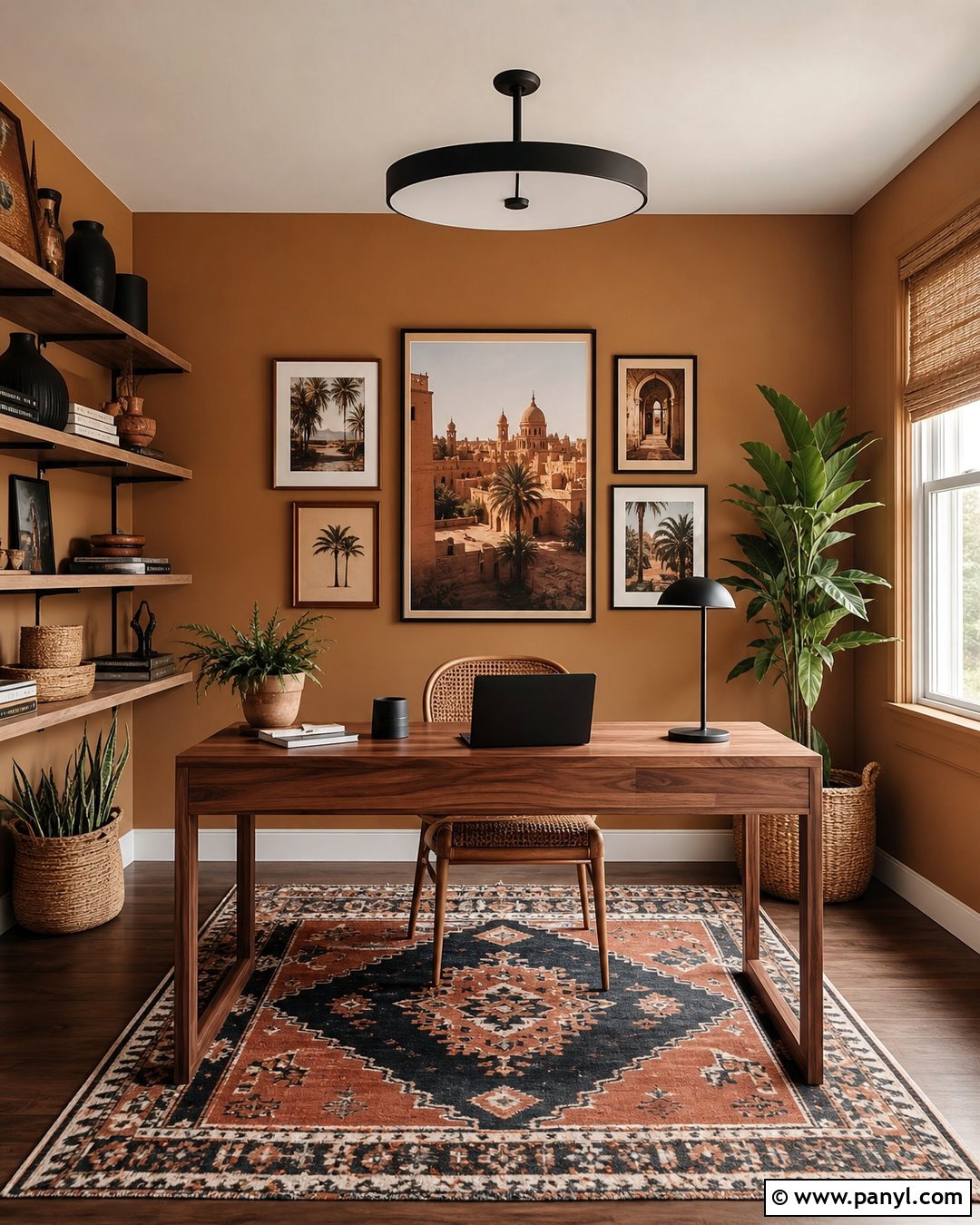 Camel Tan Boho Walls - 30 Boho Wall Colors