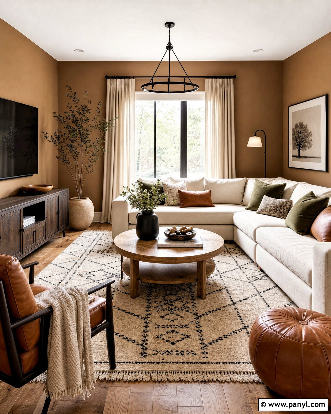 Camel Tan Living Room - 20 warm paint colors for living room ideas