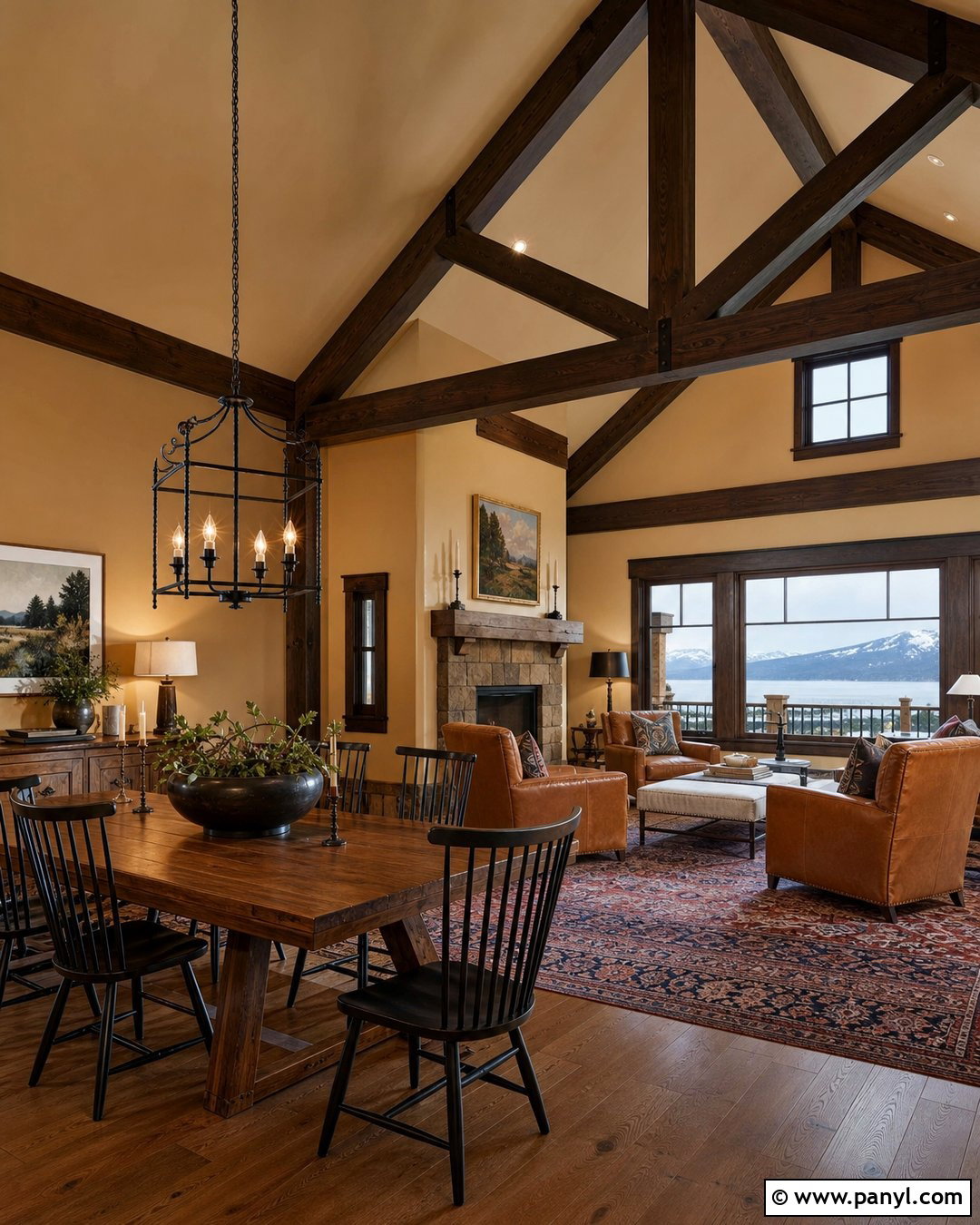 Camel Tan Lodge Walls - 20 Lodge Wall Colors