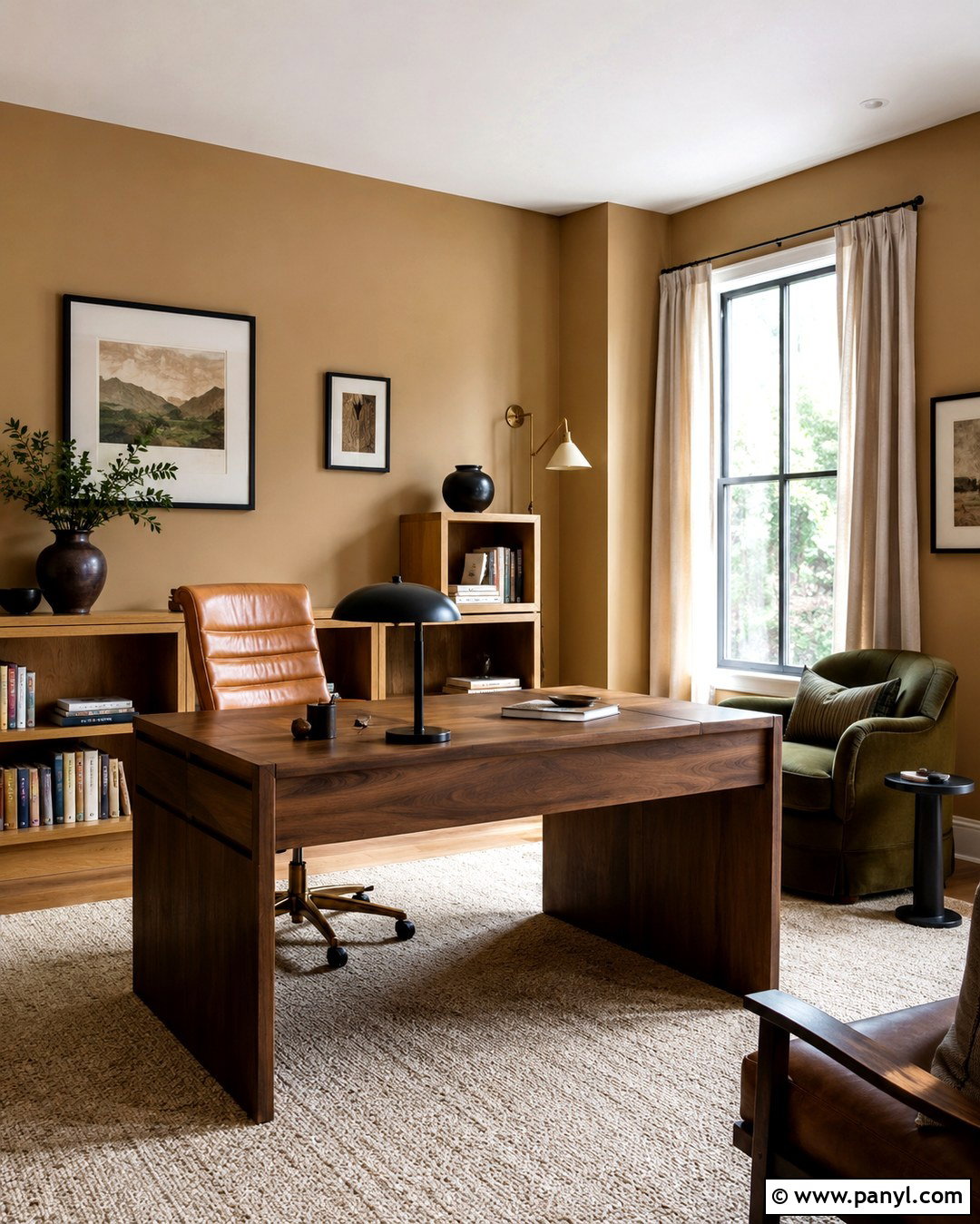 Camel Tan Wall Color - 20 Cozy Home Wall Colors