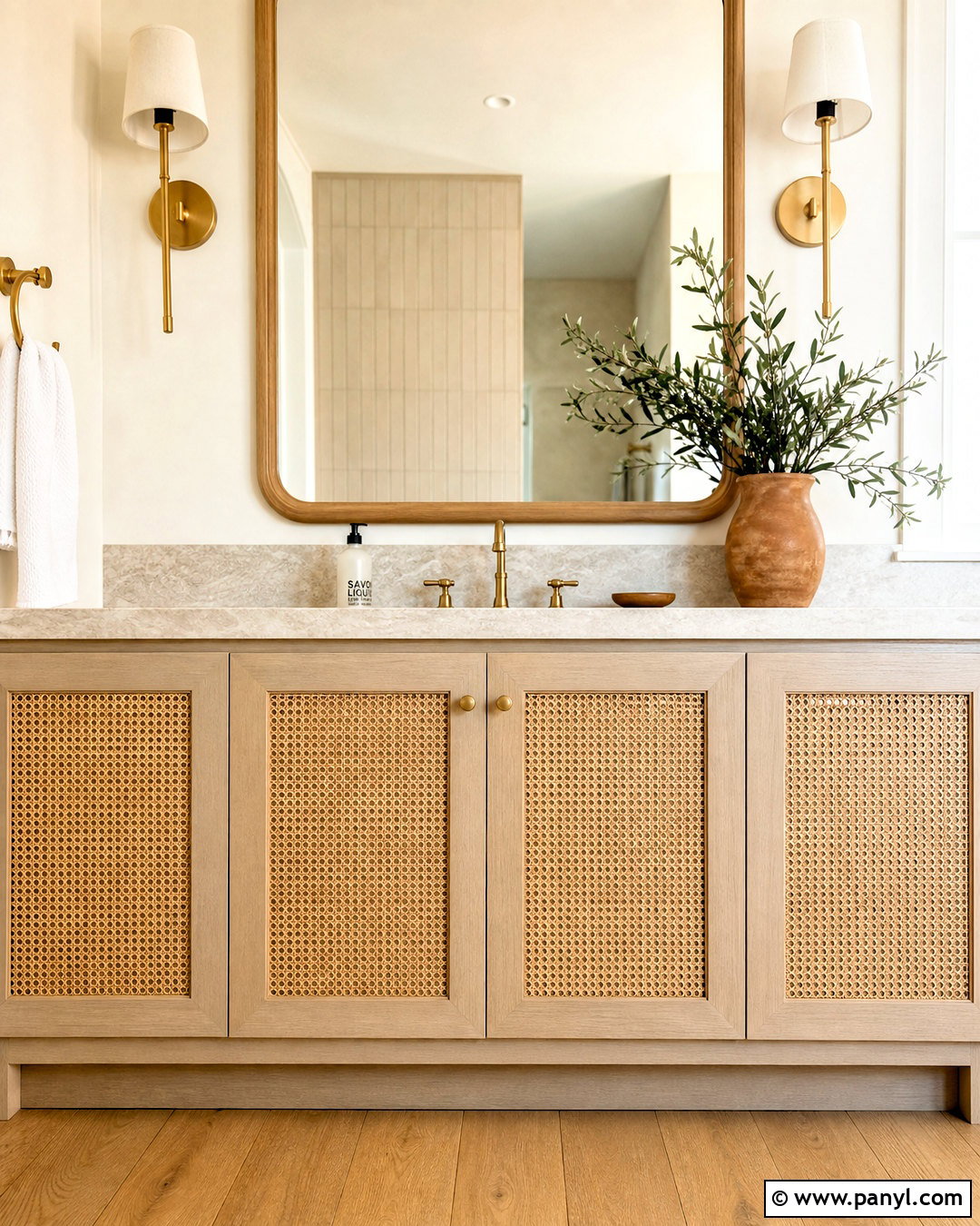 Cane Bathroom Cabinet Makeover - 20 bathroom cabinet makeover ideas