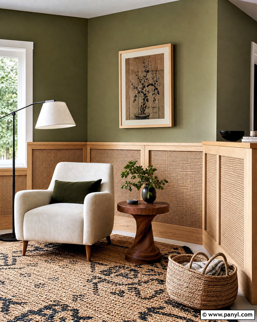 Cane Panel Half Wall - 20 half wall accent ideas