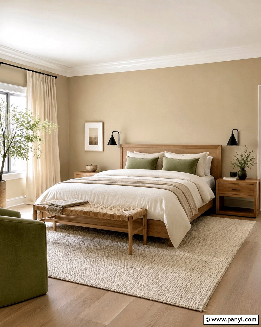 Canvas Tan Bedroom - 20 Tan Wall Paint Colors