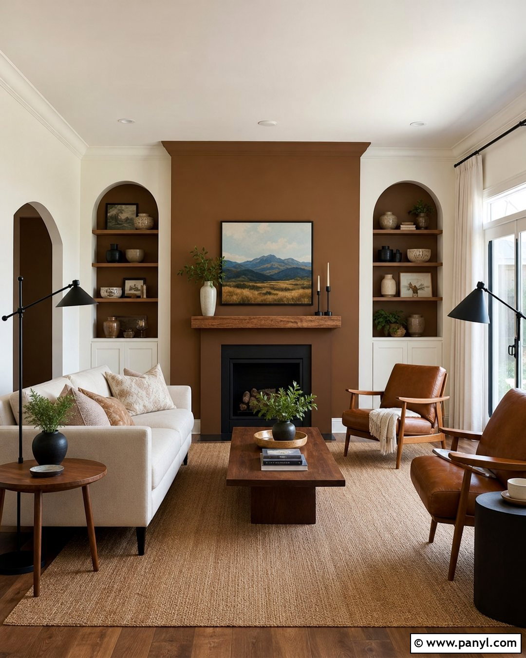 Caramel Brown And Ivory Wall Color Combination - 25 Color Combination For Wall Ideas