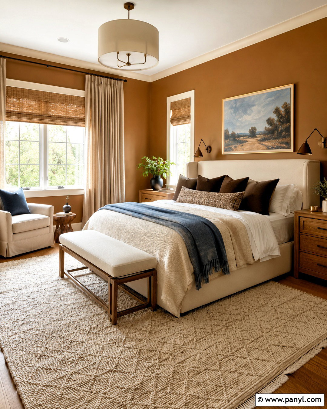 Caramel Brown Bedroom Walls - 35 Wall Color Ideas Bedroom Paint Ideas