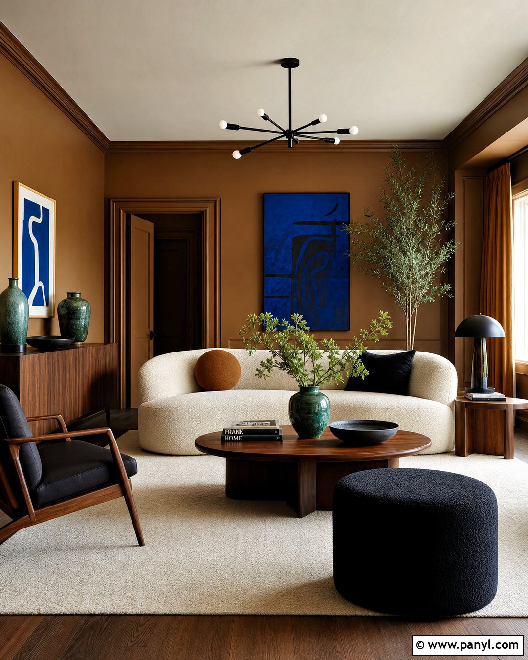 Caramel Brown Paint - 20 interior paint trends