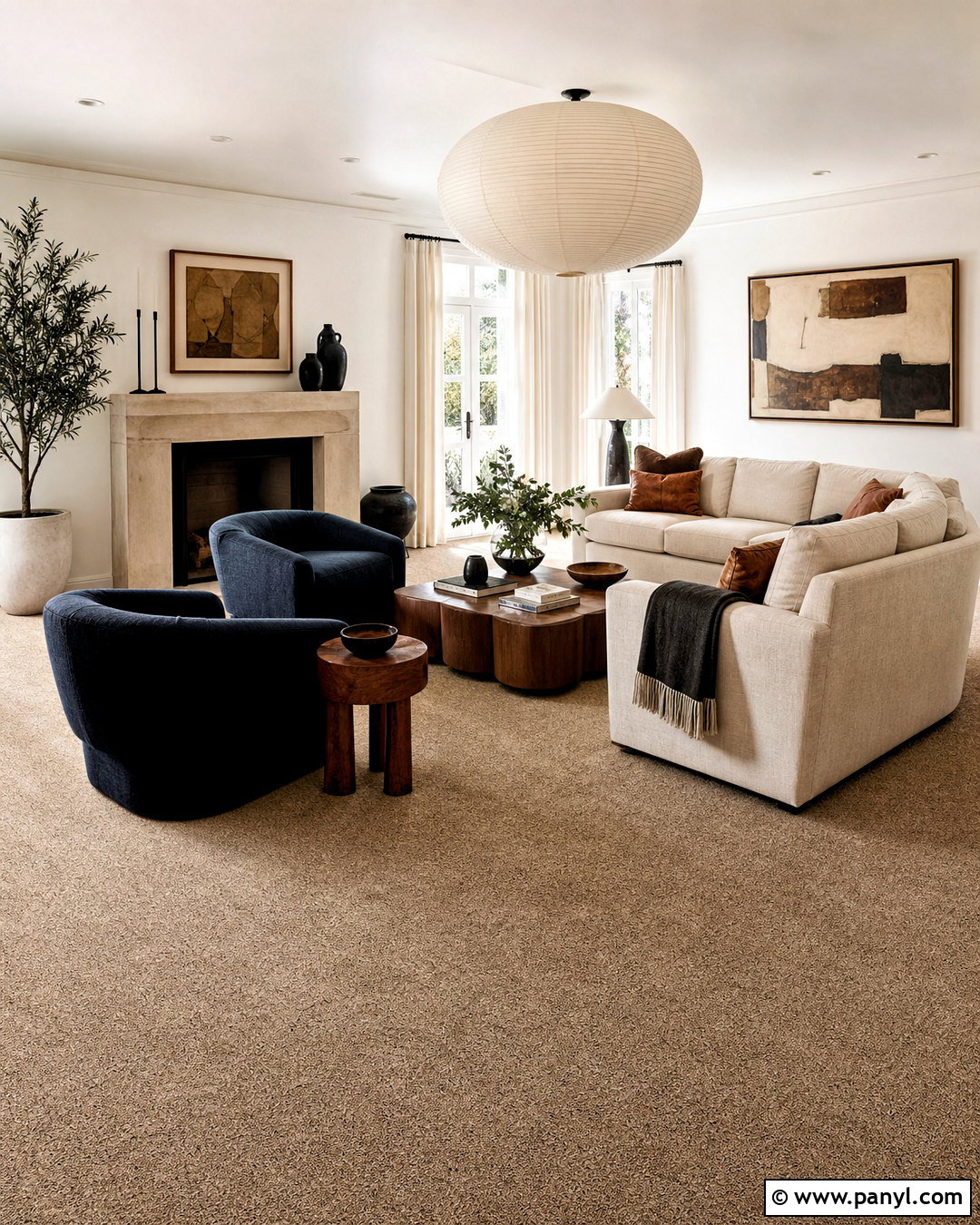 Caramel Carpet - 20 carpet color ideas