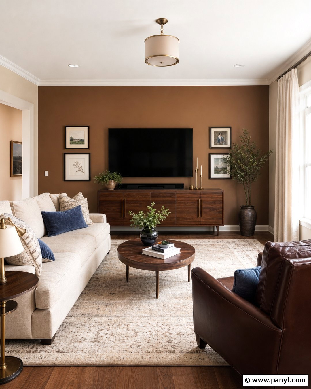 Caramel Feature Wall - 30 Feature Wall Colours