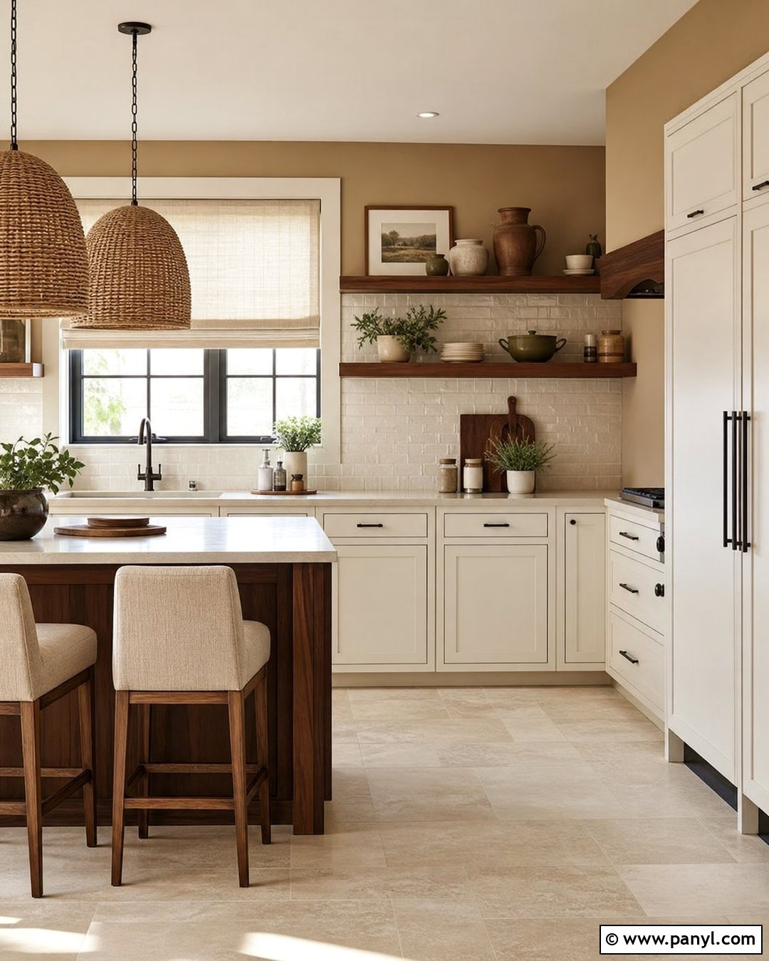 Caramel Kitchen Wall Colour - 45 kitchen wall colour ideas