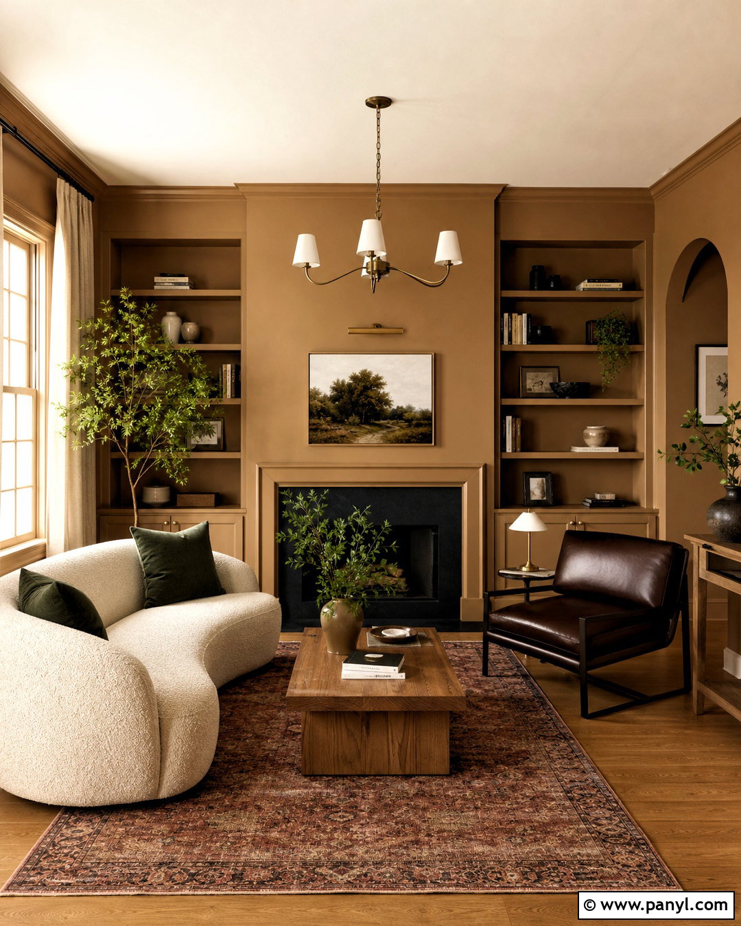 Caramel Tan Living Room - 20 warm paint colors for living room ideas