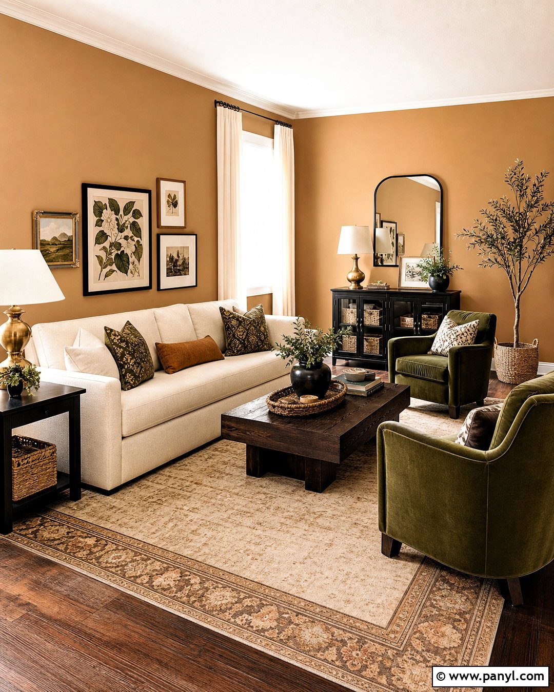 Caramel Tan Living Room Paint - 20 indoor paint colors living room ideas