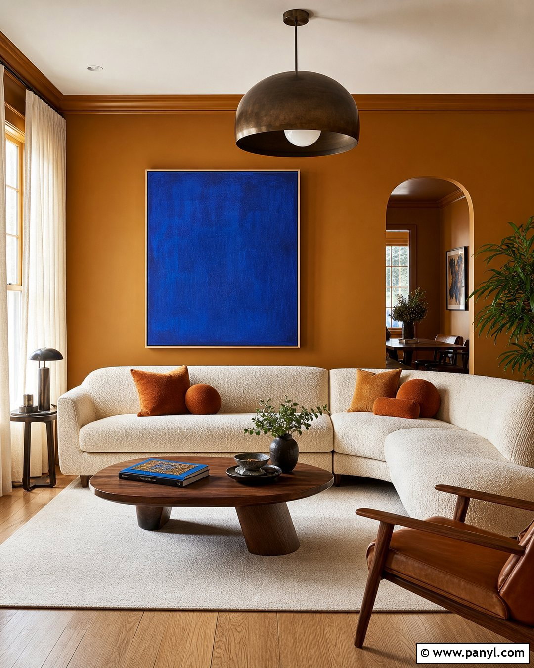 Caramel Wall Color - 35 home wall color ideas