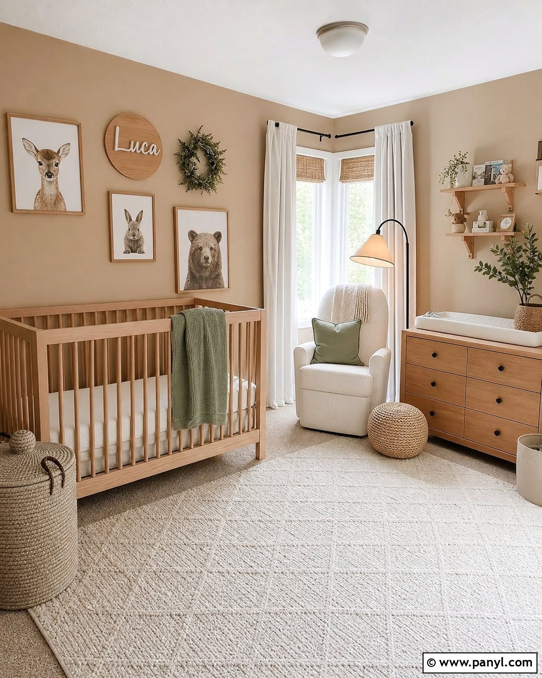 Caramel Walls Nursery With Soft Neutrals - 25 caramel walls
