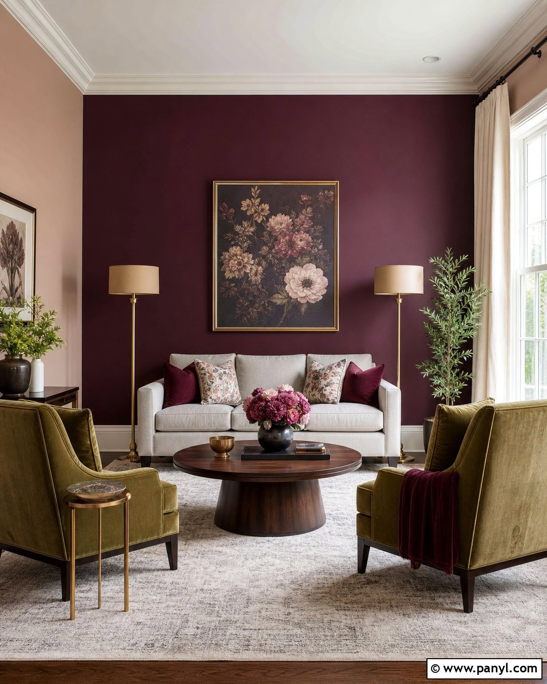 Carter Plum Burgundy Accent Wall - 20 Burgundy Paint Colors Accent Walls