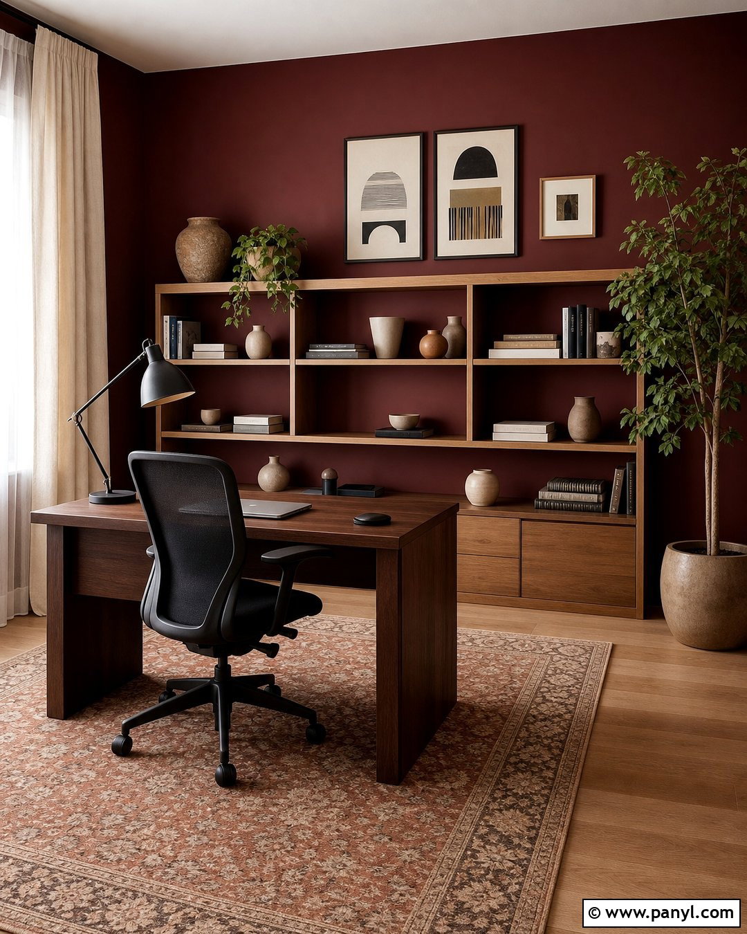 Cascabel Chile Burgundy Accent Wall - 20 Burgundy Paint Colors Accent Walls