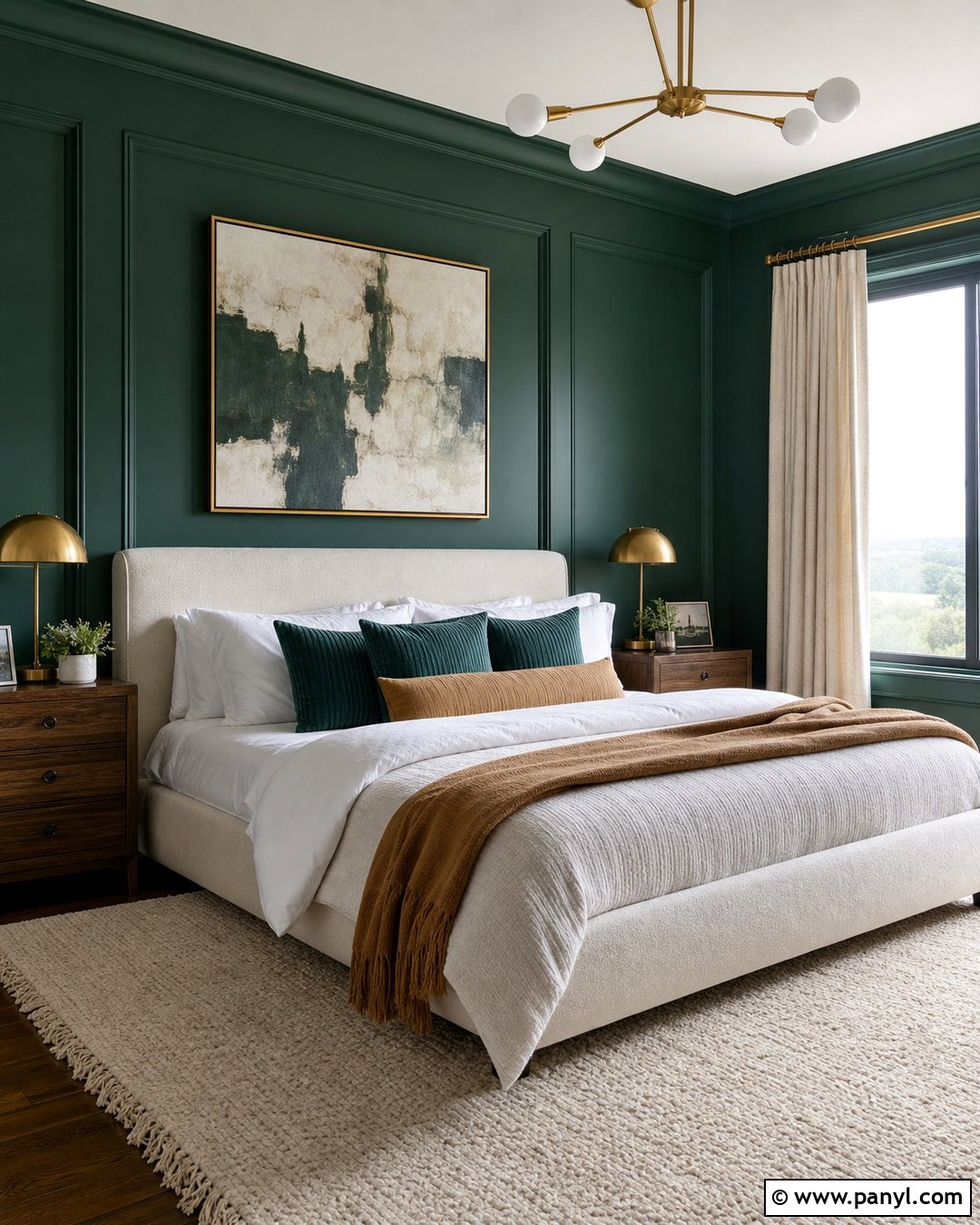 Cascades Green Bedroom Walls - 20 Sherman Williams Green Walls