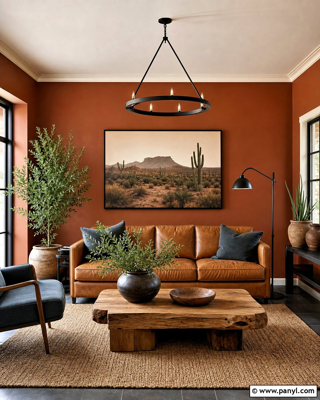 Cavern Clay SW 7701 Burnt Orange Paint Color - 20 burnt orange paint colors