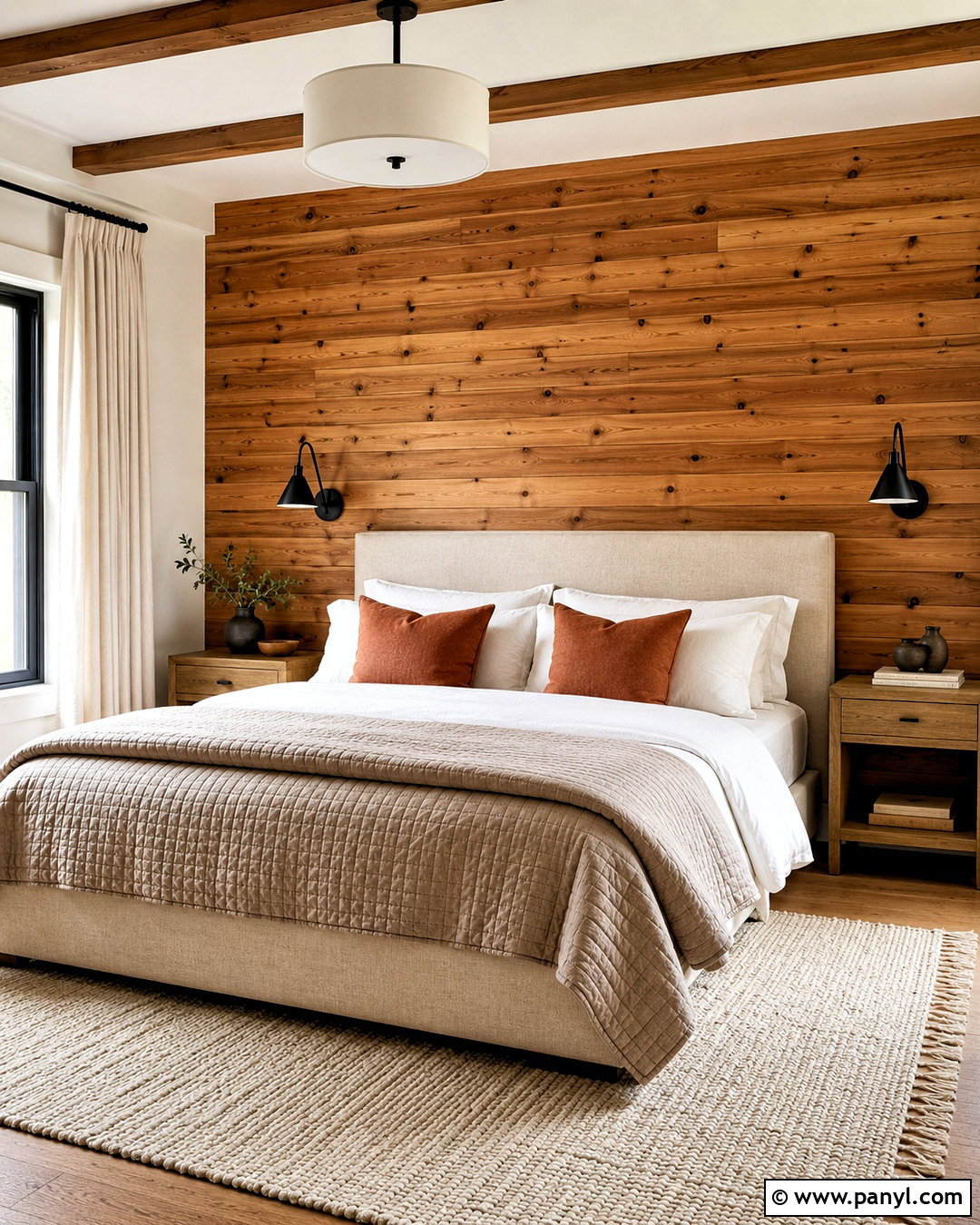 Cedar Bedroom Accent Wall - 20 cedar walls interior ideas