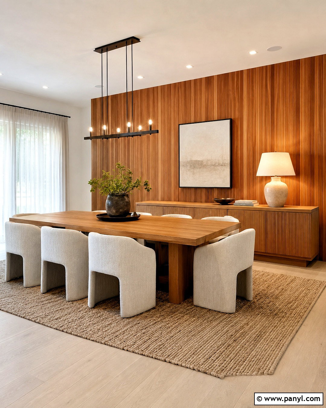 Cedar Dining Room Wall - 20 cedar walls interior ideas