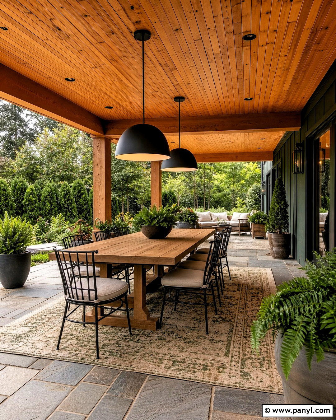 Cedar Wood And Forest Green Palette - 20 wooden color palette ideas