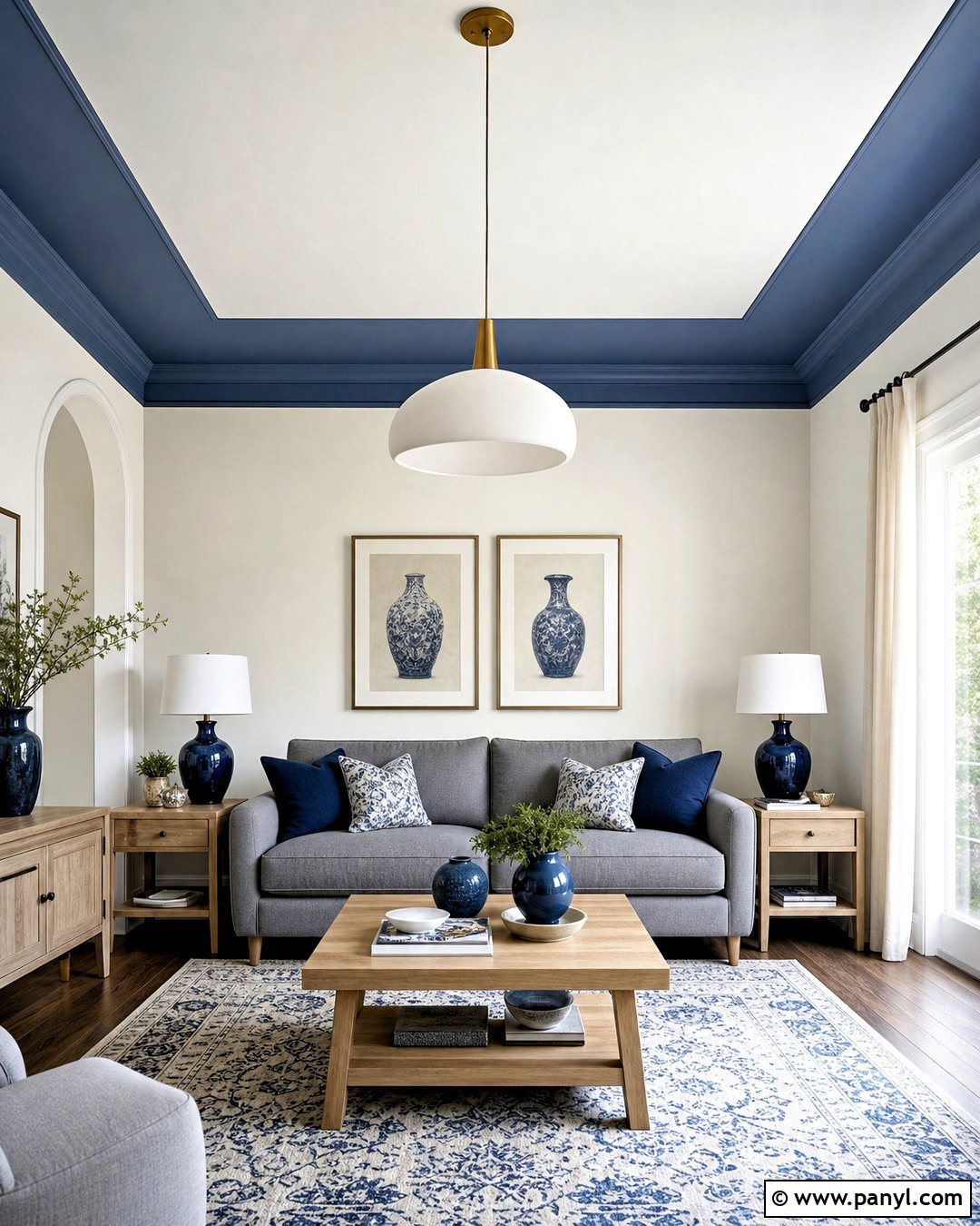 Ceiling Border Hall Wall Paint - 20 wall paint designs for hall ideas