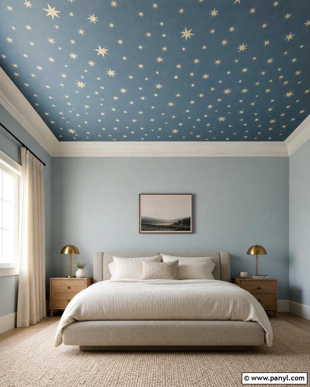 Ceiling Wallpaper In The Bedroom - 25 Choose You Wallpaper Ideas