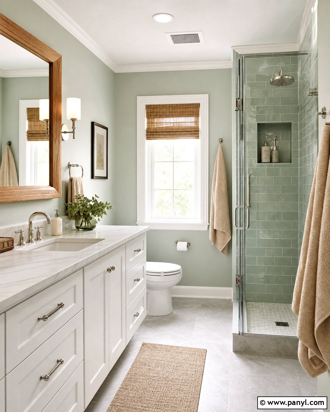 Celadon Green Bathroom - 20 green bathroom paint colors