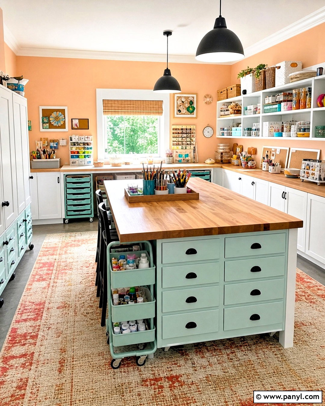 Certain Peach SW 6625 Paint Color - 20 peach paint colors