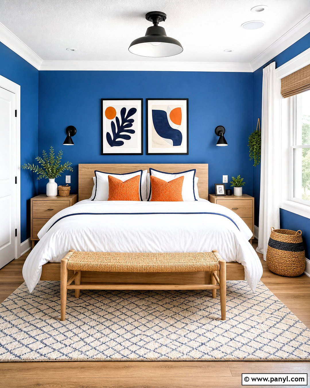 Cerulean Blue Bedroom - 20 blue paint colors for bedroom ideas